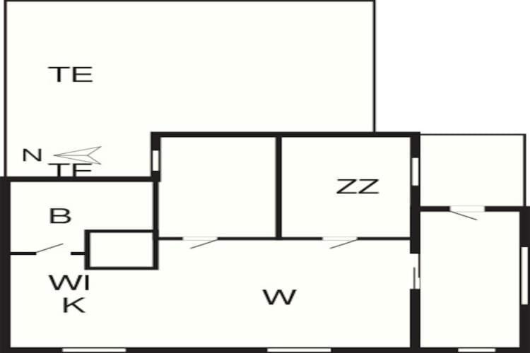 4 Person Holiday Home In R M Lakolk Luaran gambar